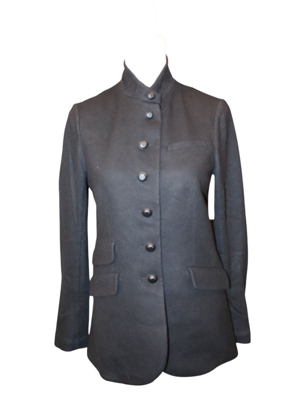 rag & bone black wool Slade blazer, Size 4 NWT